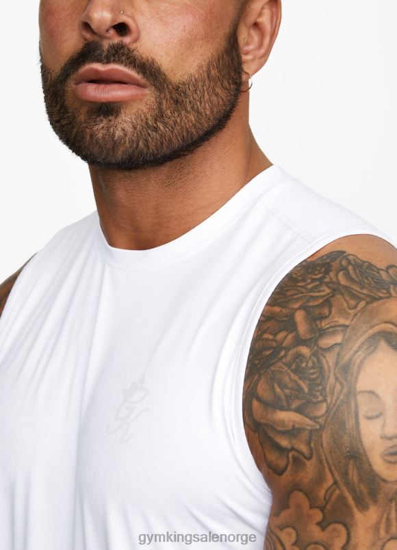 Gym King energivest menn P2NZL175 hvit klær