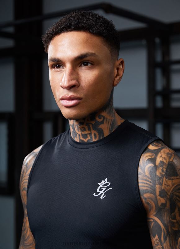 Gym King energivest menn P2NZL176 svart klær