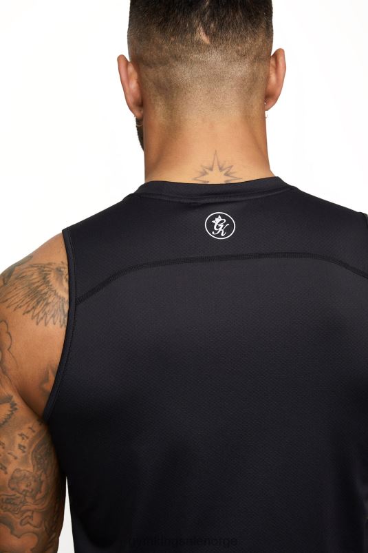 Gym King energivest menn P2NZL176 svart klær