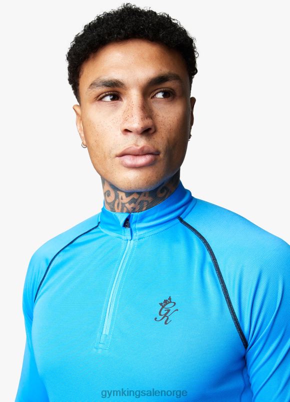 Gym King motivere stripetrakten menn P2NZL187 fransk blå klær