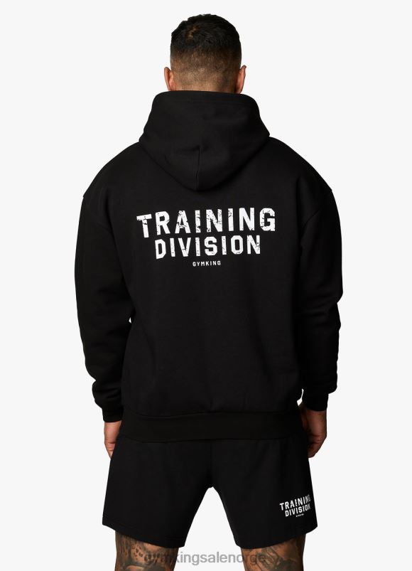 Gym King treningsavdeling hette menn P2NZL183 svart hvit klær