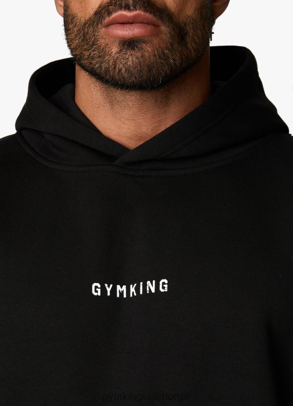 Gym King treningsavdeling hette menn P2NZL183 svart hvit klær