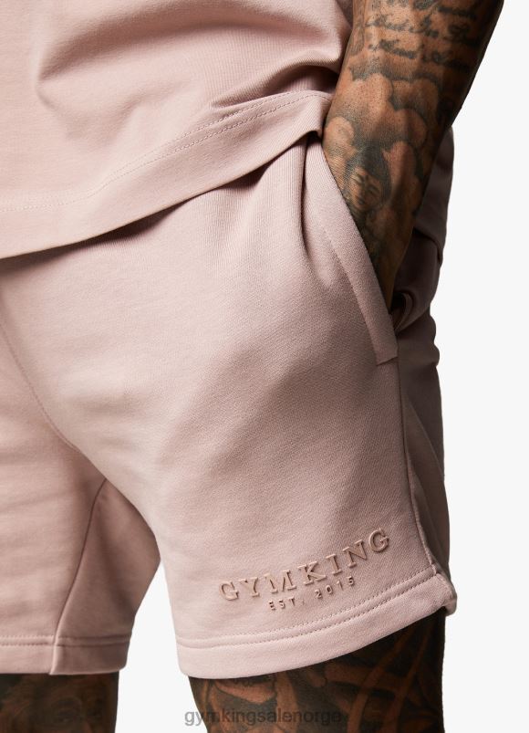 Gym King anslått legacy short menn P2NZL111 mørk rosa klær