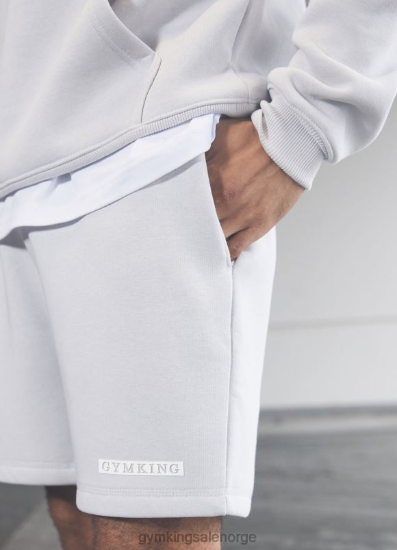 Gym King bokslogo kort menn P2NZL97 lysegrå klær