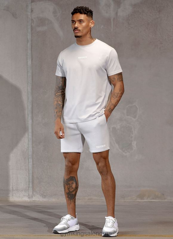 Gym King bokslogo kort menn P2NZL97 lysegrå klær