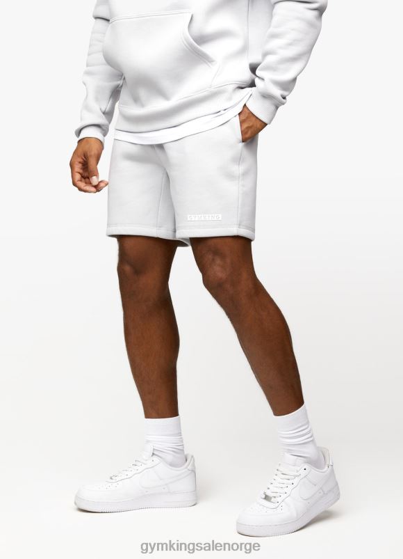 Gym King bokslogo kort menn P2NZL97 lysegrå klær