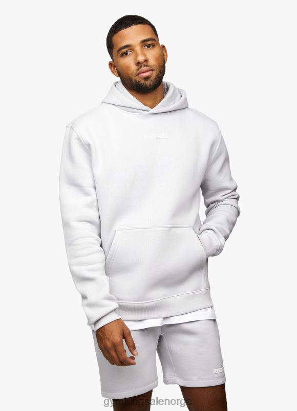 Gym King bokslogo kort menn P2NZL97 lysegrå klær