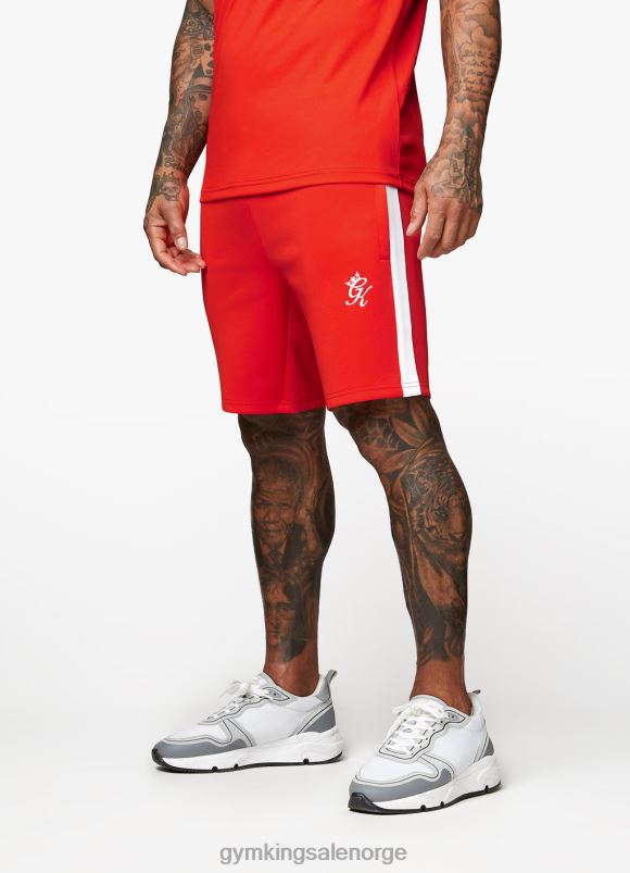 Gym King kjerne pluss poly kort menn P2NZL141 chili rød klær