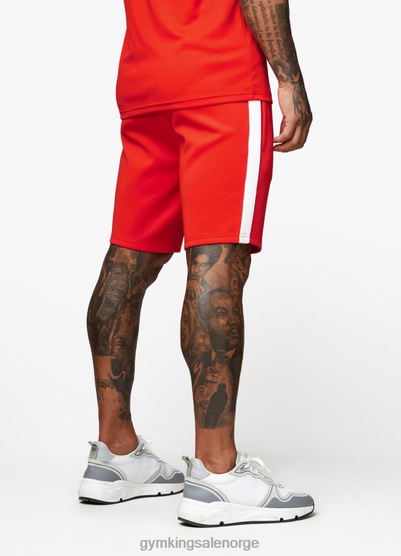 Gym King kjerne pluss poly kort menn P2NZL141 chili rød klær