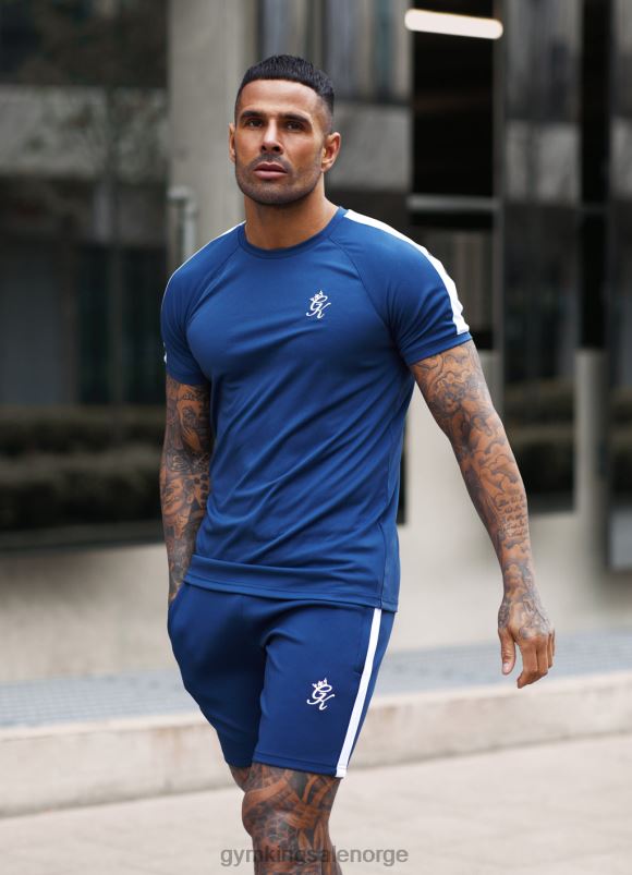 Gym King kjerne pluss poly kort menn P2NZL153 måneskinnsblå klær