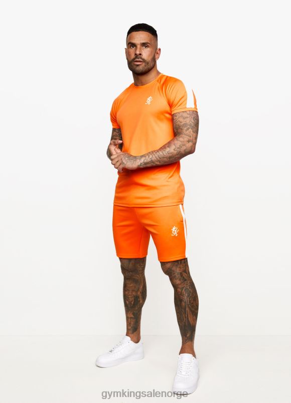 Gym King kjerne+ poly kort menn P2NZL152 satsuma appelsin klær