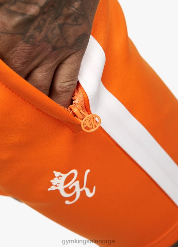 Gym King kjerne+ poly kort menn P2NZL152 satsuma appelsin klær