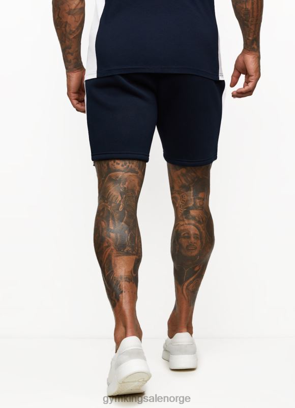 Gym King kontrastpanel kort menn P2NZL126 marine/hvit klær
