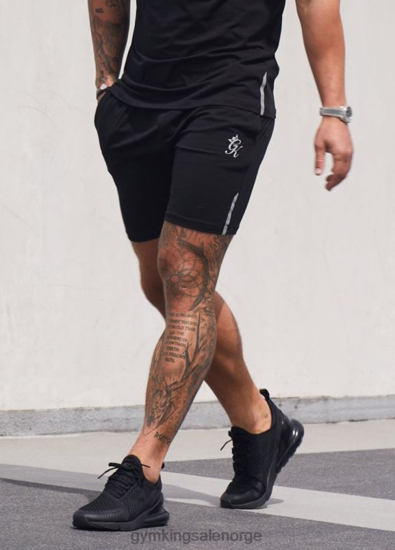 Gym King pro jersey short menn P2NZL85 svart klær