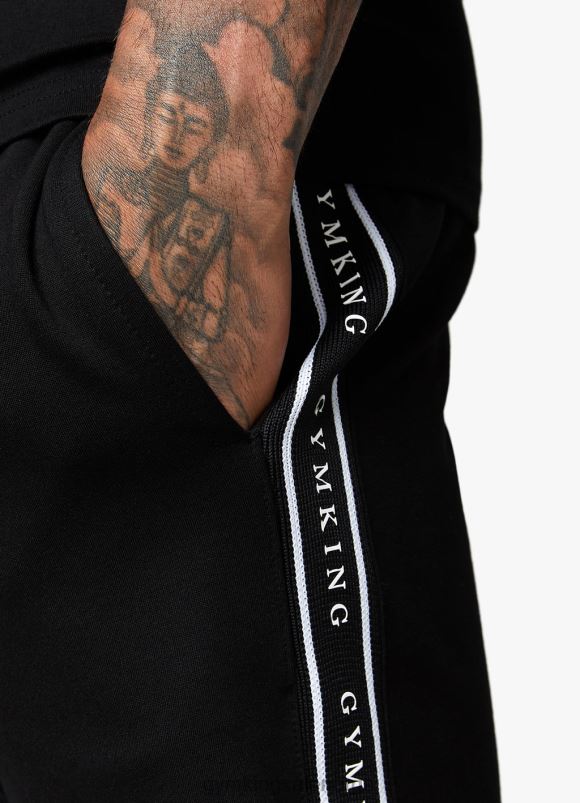 Gym King signatur tapet kort menn P2NZL125 svart klær