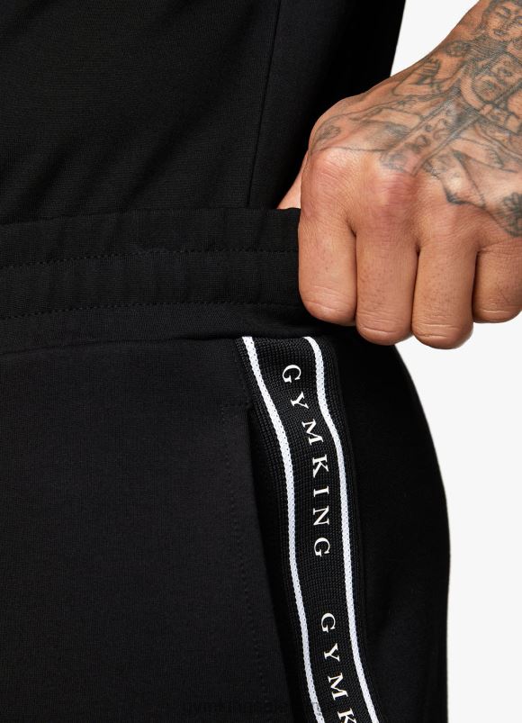 Gym King signatur tapet kort menn P2NZL125 svart klær