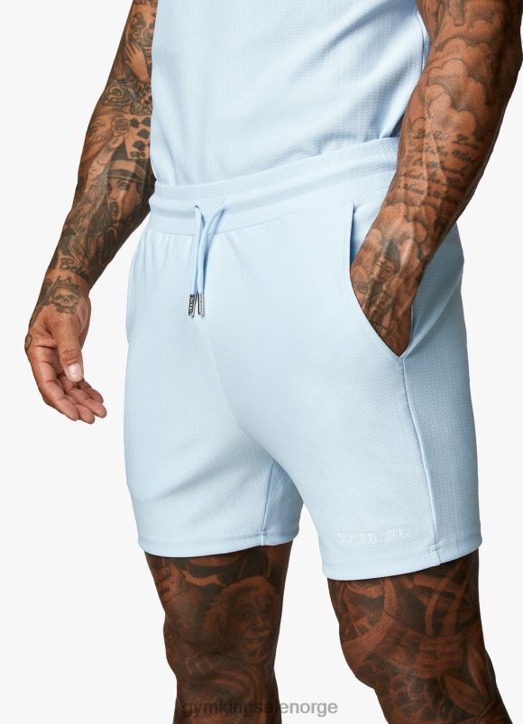 Gym King signaturbrodert kort menn P2NZL117 rolig blå klær