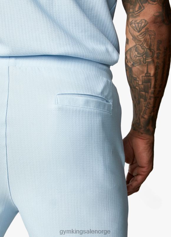 Gym King signaturbrodert kort menn P2NZL117 rolig blå klær