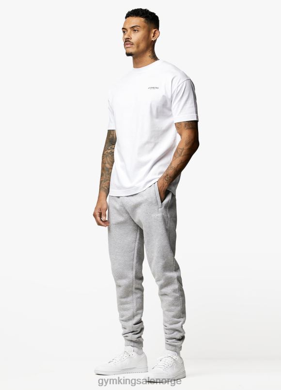 Gym King etablert tee menn P2NZL72 hvit klær