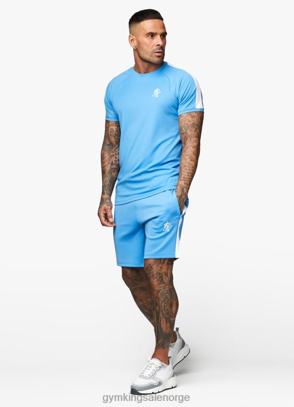 Gym King kjerne pluss poly tee menn P2NZL61 asurblått klær