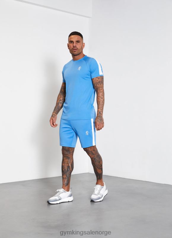 Gym King kjerne pluss poly tee menn P2NZL61 asurblått klær