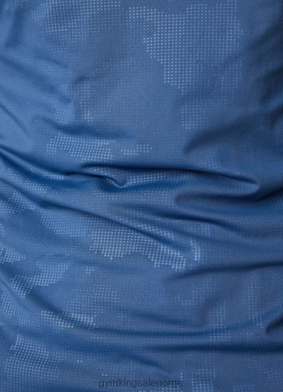 Gym King preget camo ss t-skjorte menn P2NZL30 måneskinnsblå klær