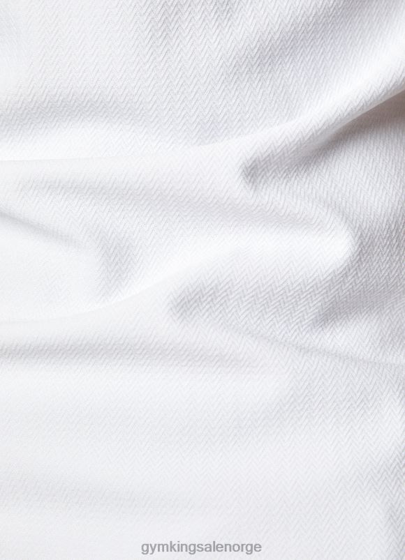 Gym King signaturbrodert polo menn P2NZL80 hvit klær