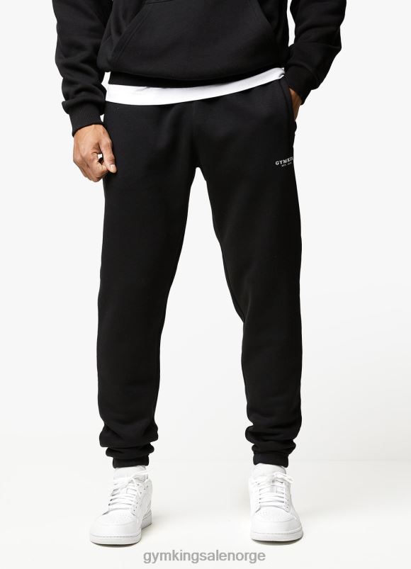 Gym King etablert jogger menn P2NZL284 svart klær