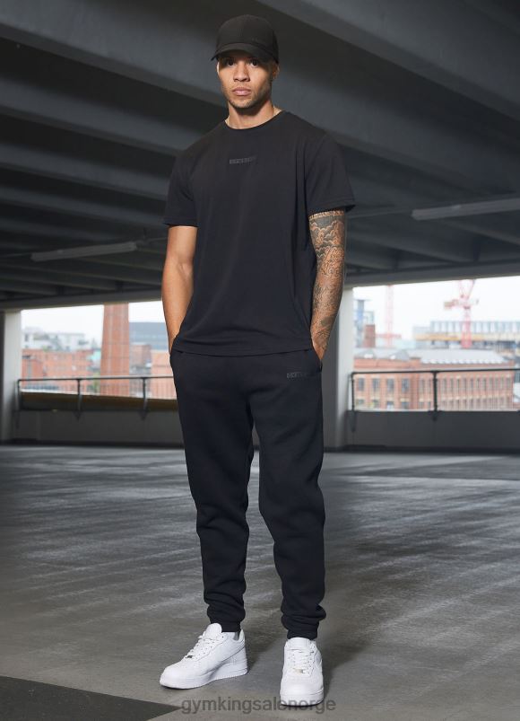 Gym King jogger med bokslogo menn P2NZL287 svart klær