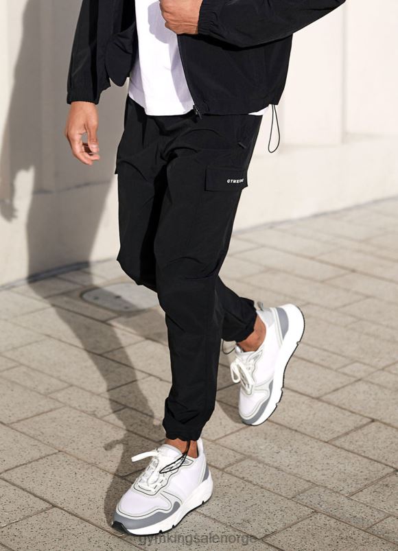 Gym King nyttevevd lastbukse menn P2NZL281 svart klær