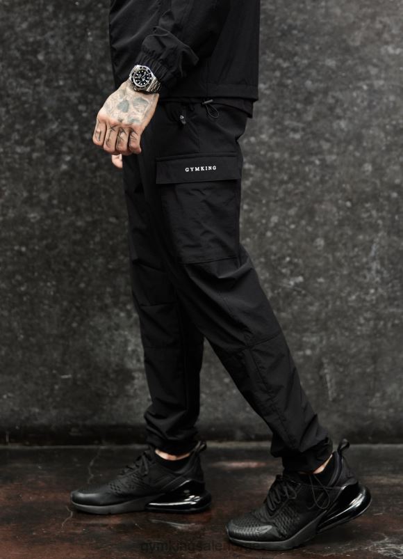 Gym King nyttevevd lastbukse menn P2NZL281 svart klær