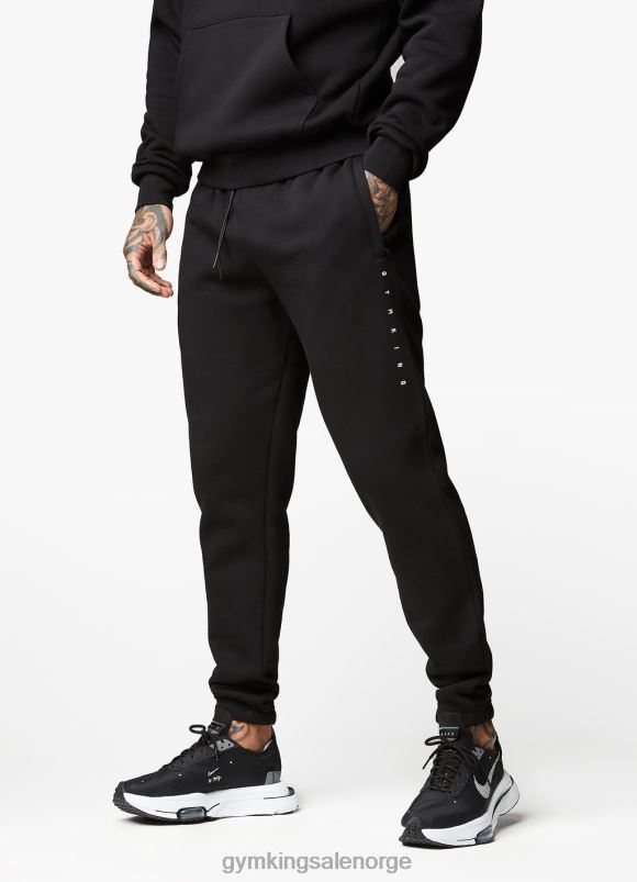 Gym King opprørsjogger menn P2NZL286 svart klær