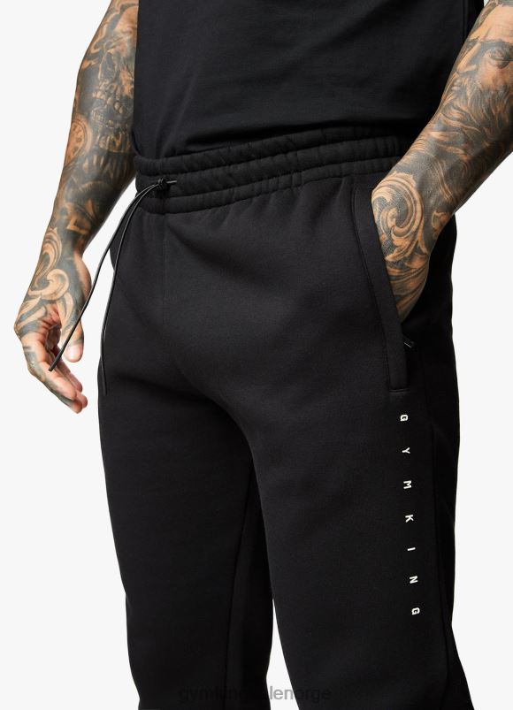 Gym King opprørsjogger menn P2NZL286 svart klær