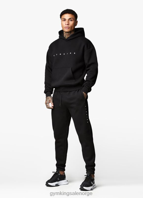 Gym King opprørsjogger menn P2NZL286 svart klær