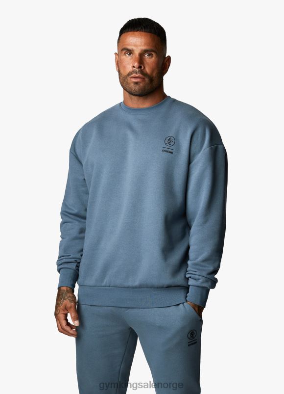 Gym King aventus treningsdress menn P2NZL237 storm blå klær