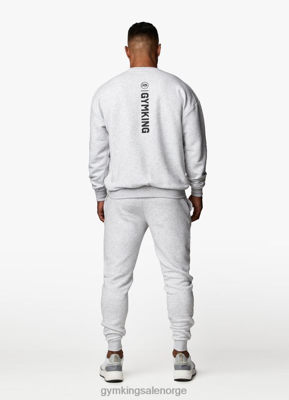 Gym King aventus treningsdress menn P2NZL239 snømergel klær