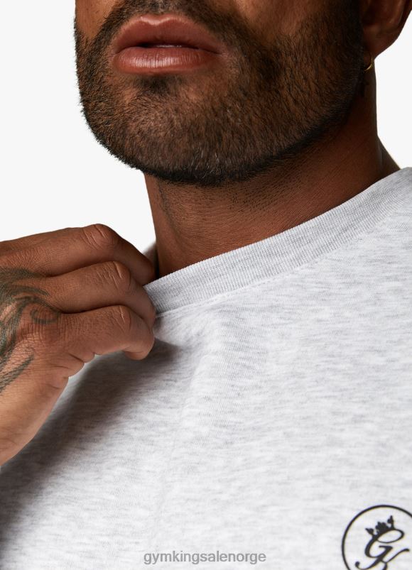 Gym King aventus treningsdress menn P2NZL239 snømergel klær