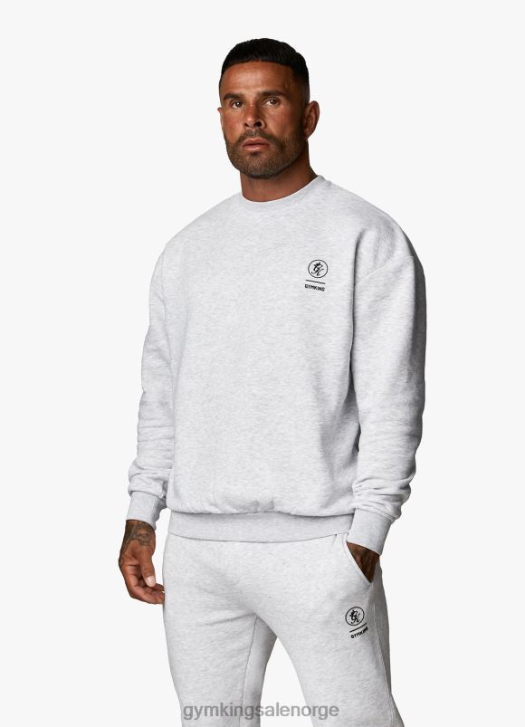 Gym King aventus treningsdress menn P2NZL239 snømergel klær