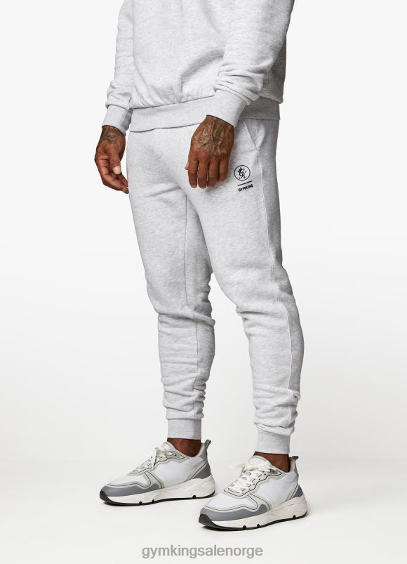 Gym King aventus treningsdress menn P2NZL239 snømergel klær