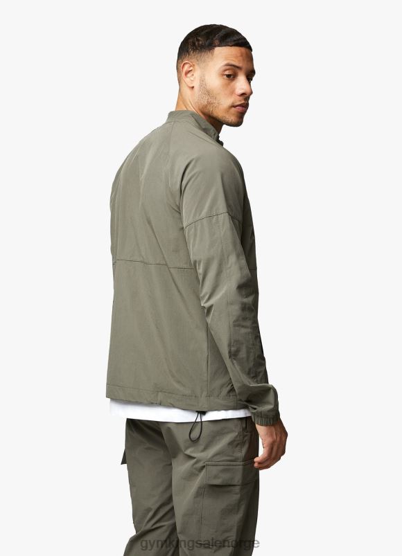 Gym King bruksvevd treningsdress menn P2NZL248 oliven klær