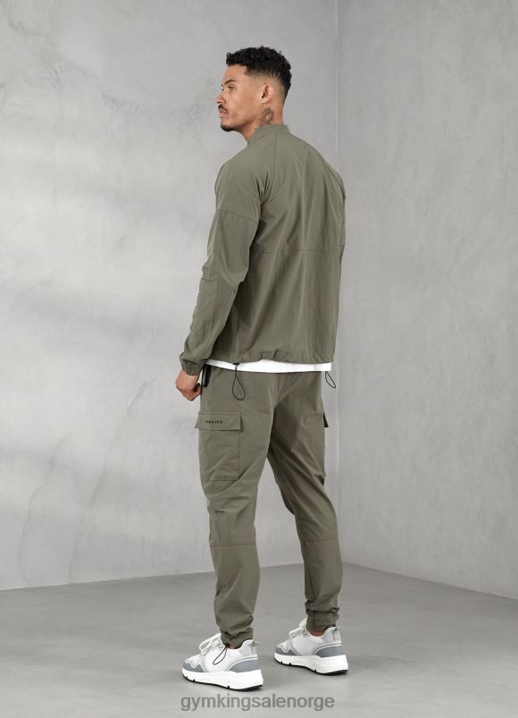 Gym King bruksvevd treningsdress menn P2NZL248 oliven klær