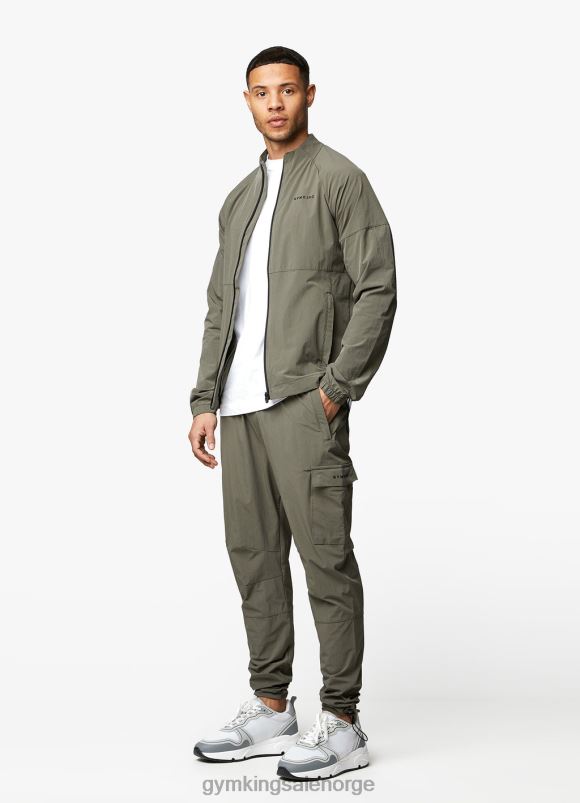 Gym King bruksvevd treningsdress menn P2NZL248 oliven klær