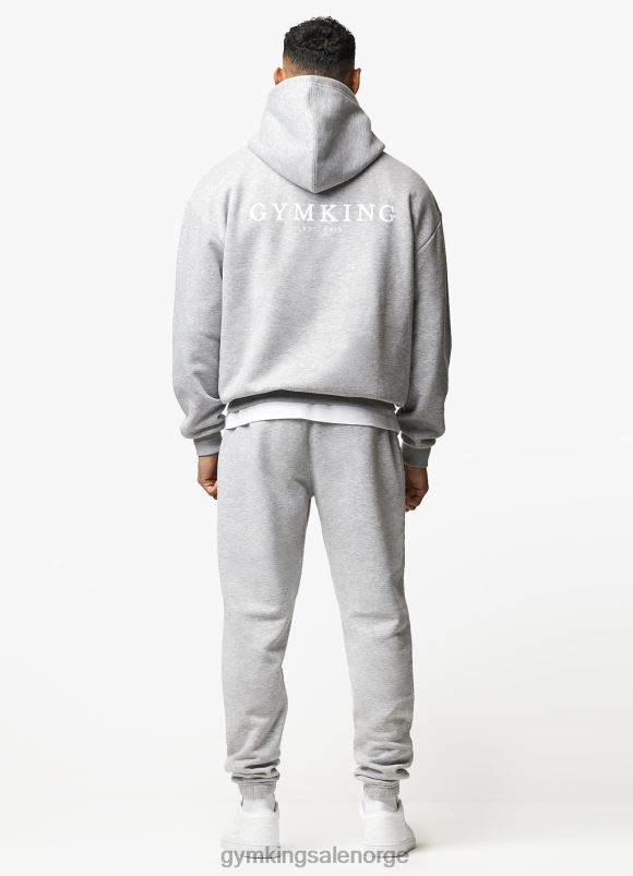 Gym King etablert treningsdress menn P2NZL252 lys grå mergel klær