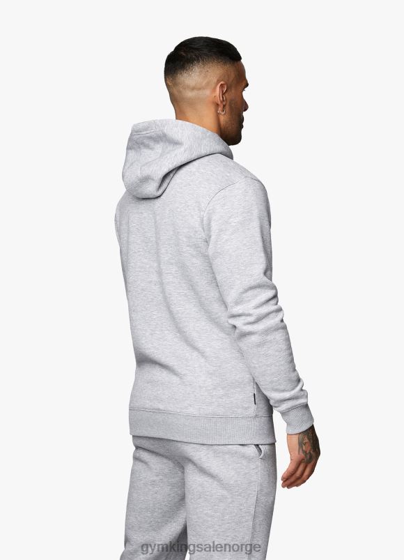 Gym King fundamental treningsdress i fleece menn P2NZL244 grå mergel klær