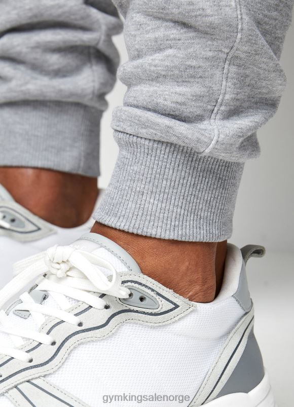 Gym King grunnleggende treningsdress for mannskapet menn P2NZL241 grå mergel klær