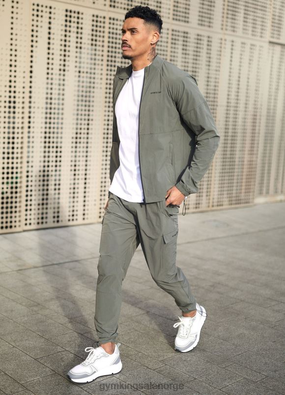 Gym King bruksvevd bombefly menn P2NZL260 oliven klær