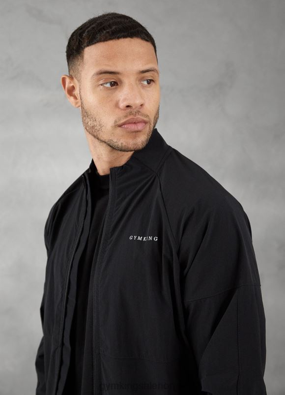 Gym King bruksvevd bombefly menn P2NZL261 svart klær