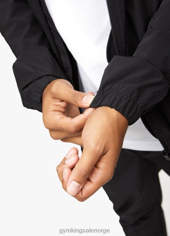 Gym King bruksvevd bombefly menn P2NZL261 svart klær