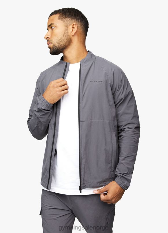 Gym King bruksvevd bombefly menn P2NZL265 grafitt klær