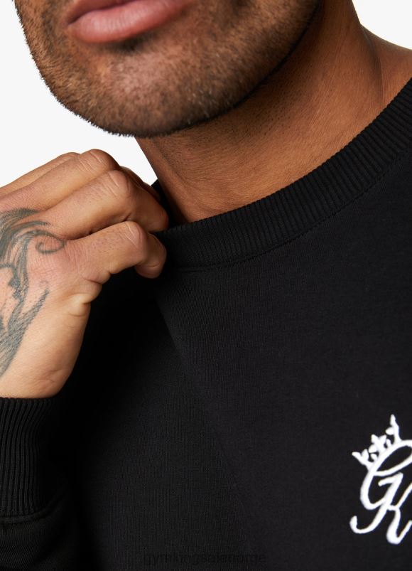 Gym King fundamental fleecegenser menn P2NZL159 svart klær
